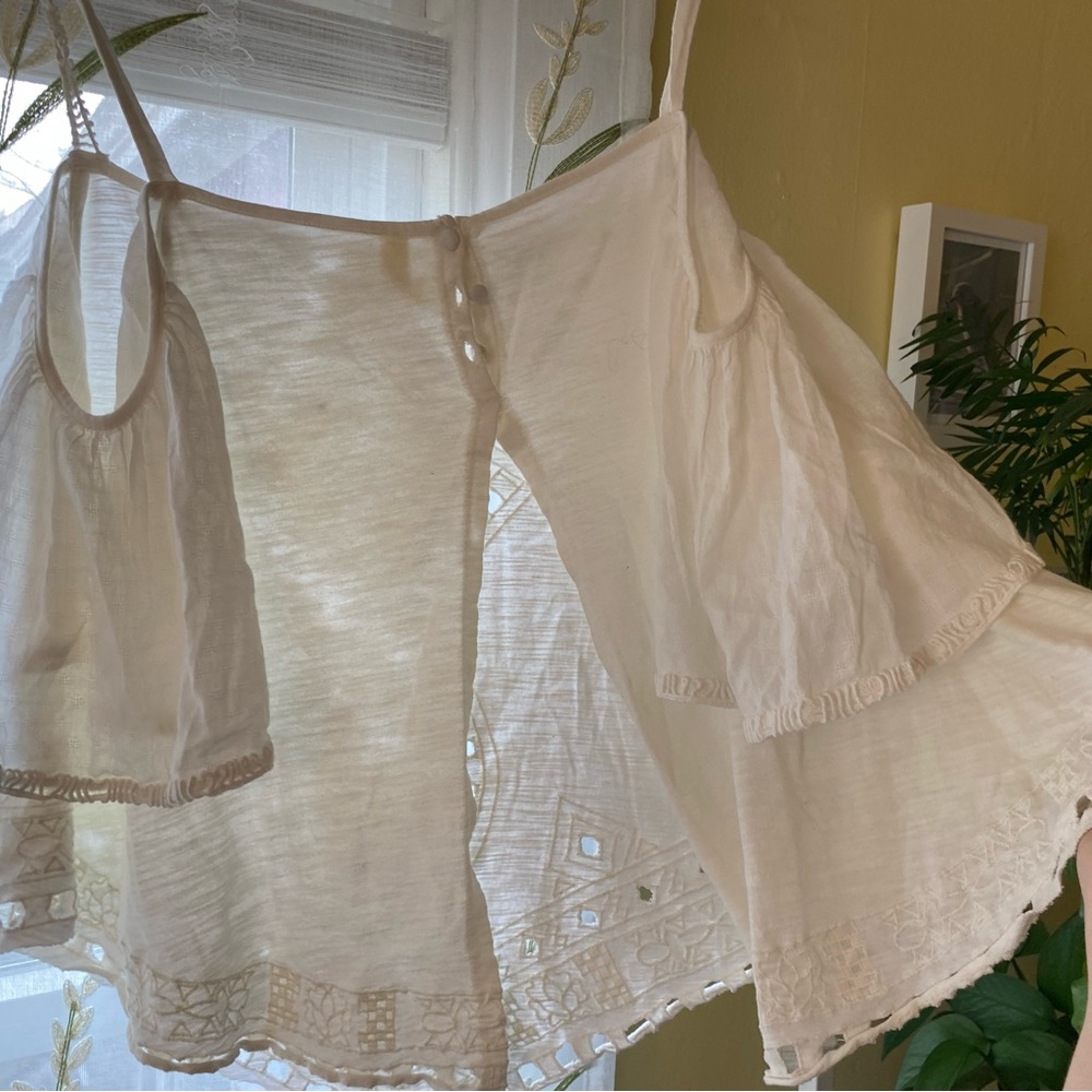 Free People | Off-shoulder Eyelet Top - Picture 2 of 5